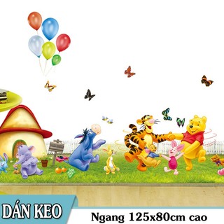 Decal trang trí hình thú vui nhộn