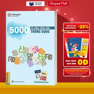 Sách - 5000 từ vựng tiếng hàn thông dụng