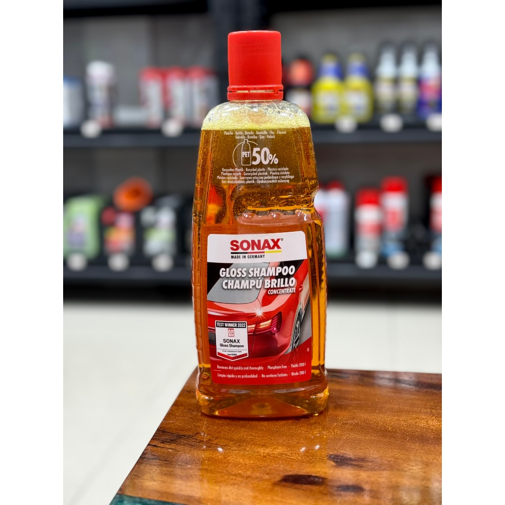 NƯỚC RỬA XE, XÀ BÔNG SONAX GLOSS SHAMPOO 1LIT 314300