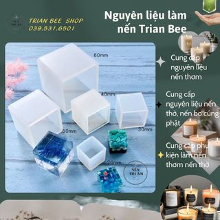 Khuôn silicon hình vuông - khuôn làm nến