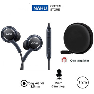 Tai Nghe AKG SamSung S8 S9 S10 S20 S21 S22 Note 8 Note 9 Note 10 Note 20 Có Dây Chính Hãng NAHU Jack 3.5mm và Type C