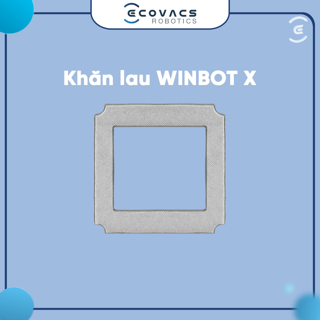 Khăn lau robot hút bụi Ecovacs WINBOT X ( 1 cái) - Hàng Chính Hãng