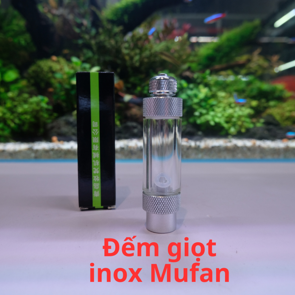 Đếm giọt Inox Mufan, dùng cho van điện, van cơ mufan theo dõi liều lượng CO2