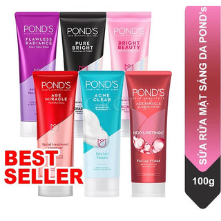 Sữa rửa mặt pond's sáng da white beauty