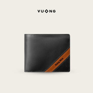 Ví nam Vuông Shop®️ Ricky da thật điểm nhấn đường chéo