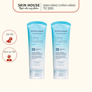 Tẩy Da Chết Missha Super Aqua Ultra Hyalron Peeling Gel Làm Sáng Mịn Da 100ml