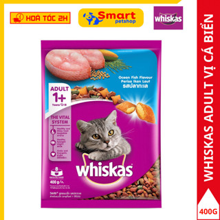  THỨC ĂN KHÔ WHISKAS ADULT CHO MÈO 400G 