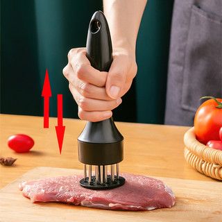 Dụng cụ châm bì, xâm bì, cây châm thịt lợn 16 lỗ xiên, xăm thịt, làm mềm thịt, làm heo quay da giòn,cây Đâm thịt-DREAM