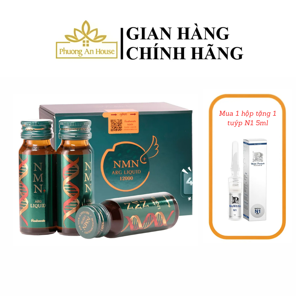 [Voucher+Gift] Nước uống Peauhonnête NMN Arg Liquid 12000 trẻ hóa da