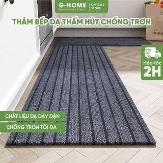 Thảm trải sàn bếp Ghome cao cấp thảm dạ thấm hút chống bám dầu mỡ, phong cách tối giản TB22M3