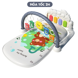 thảm nhạc cho bé sơ sinh nằm chơi có nhiều chế độ âm thanh kích thích thị thính giác đồ chơi cho bé sơ sinh vận động