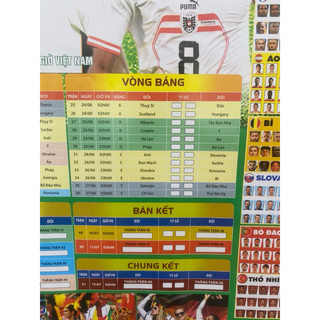 Lịch bóng đá Euro 2024