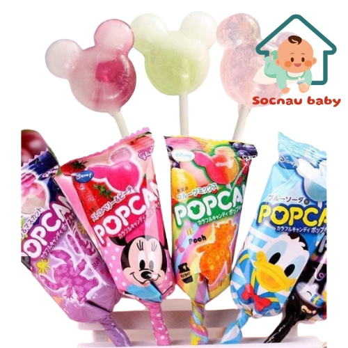 Kẹo mút Glico PopCan Mickey Nhật Bản cho bé