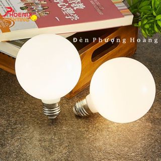 Bóng đèn LED Edison G80 G95 G125 thủy tinh trắng đục lắp đèn trang trí - Đèn Phượng Hoàng