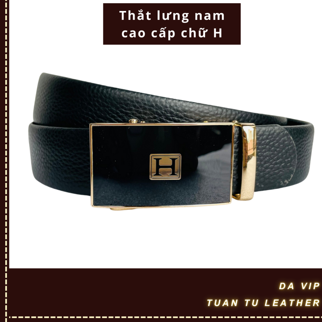 Thắt lưng nam khóa gạt H03 đủ kích thước cho mọi cân nặng