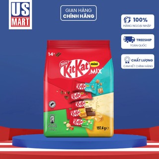Bánh socola kitkat mini nhật bản mix nhiều vị 197.4g