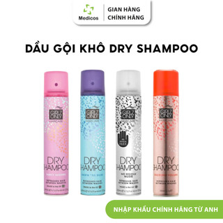 Dầu Gội Khô Girlz Only Dry Shampoo Party Nights, Dazzling Volume,No Residue Nude 200ml