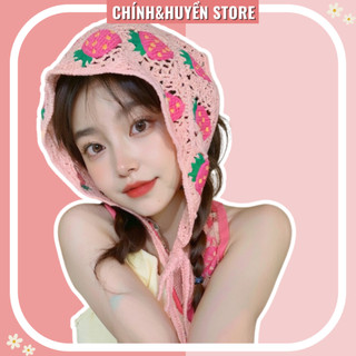 Khăn tam giác băng đô tam giác mua hè phong cách retro K6