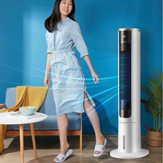 Quạt điều hoà AUX có điều khiển từ xa , Quạt cây không cánh có chức năng hẹn giờ
