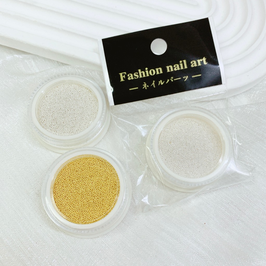 Bi sắt bạc, vàng, đen size 0.4, 0.6, 0.8mm đính móng