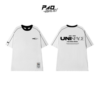 Áo thun local brand by unispace tay lỡ form rộng unisex nam nữ space tee