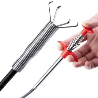 Cây Gắp Rác Thông Tắc Bồn Cầu Que Móc Cống Gắp Lông Tóc Siêu Tiện Lợi