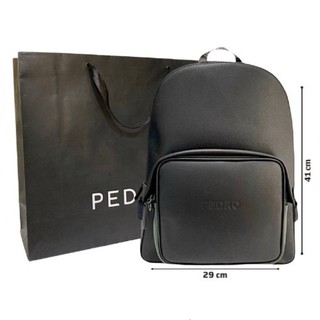 Balo nam Pedr đi chơi viền xanh lá lạ mắt đựng vừa laptop 14inch