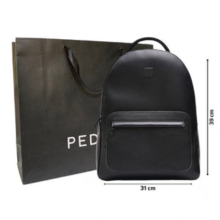 Balo nam Pedr da trơn công sở lịch lãm đựng vừa laptop 14 inch