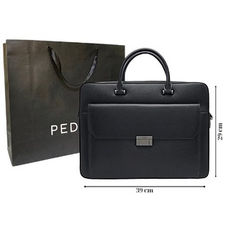 Cặp nam công sở Pedr đi làm văn phòng đựng vừa laptop 15inch kèm dây đeo chéo tiện lợi