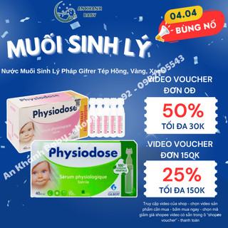 Fysoline - Nước muối sinh lý Pháp Gifrer, muối Phy.siodose