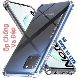 Ốp silicon SamSung Note 10 lite trong suốt