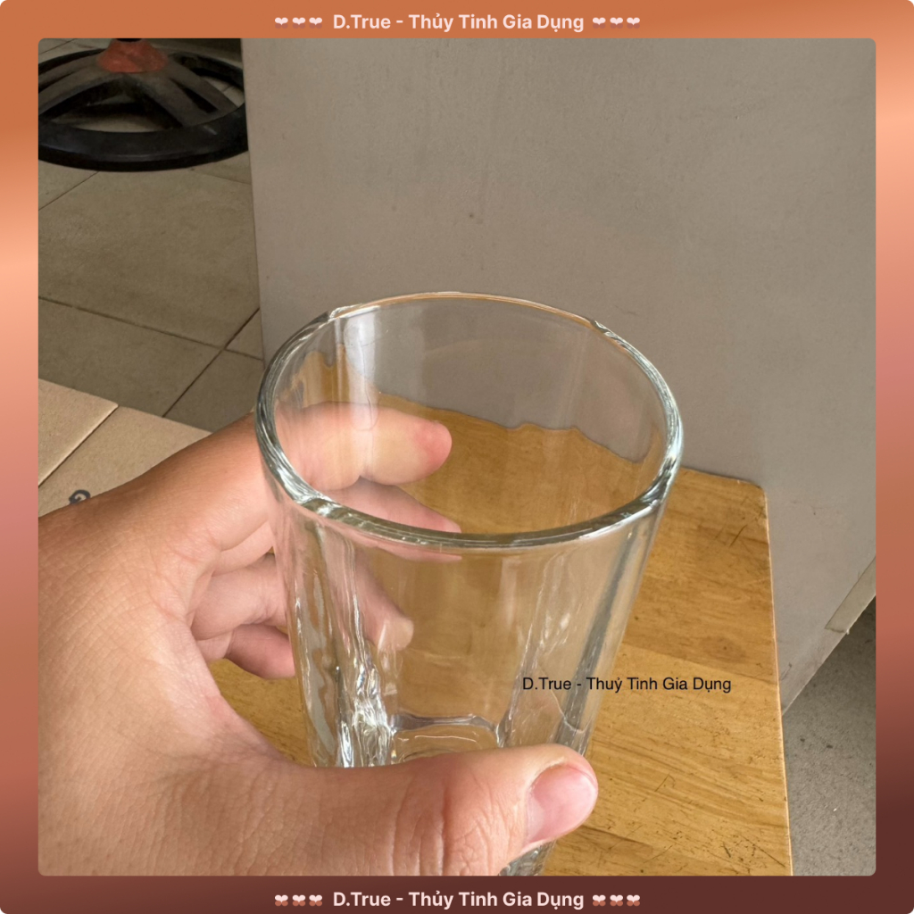 Set 6 Ly Vuông Cao Thủy Tinh Thái Lan UG-363