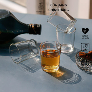 Ly thủy tinh uống rượu giá rẻ - Chén thủy tinh uống rượu dày dặn trong suốt - Ly Thủy Tinh Cao Cấp - Vỡ 1 đổi 1