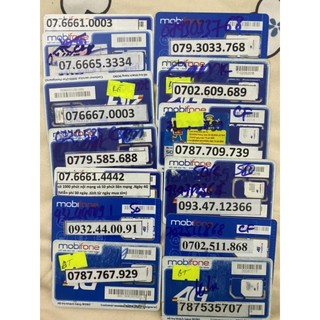 Sim mobi trả trước giá rẻ