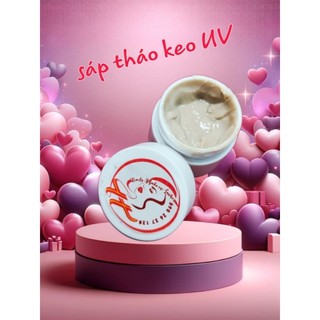 Sáp tháo keo nối mi UV, cream tháo mi keo UV