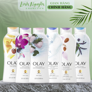 Sữa Tắm Dưỡng Da,Dưỡng Ẩm OLay Fresh Outlast Body Wash Mỹ 650ml