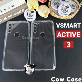  Ốp lưng Vsmart Active 3 bảo vệ camera silicon dẻo trong Cowcase | Vỏ điện thoại Vinsmart 