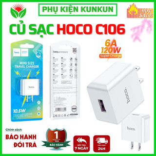 Củ sạc nhanh samsung xiaomi chính hãng C106 - Cốc cục sạc nhanh cho dòng máy điện thoại