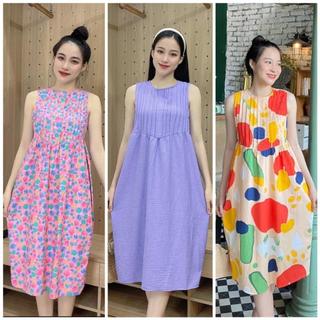 Váy ly trước hai kiểu dáng xuông thời trang nữ [V89]Kho Sỉ Bảo Ngọc