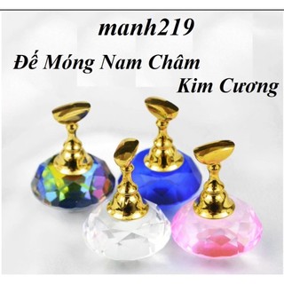 Đế gắn móng nam châm để móng kim cương mẫu quân cờ có nam châm - manh219