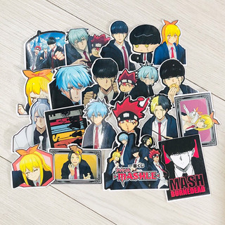 [Mashle] Set 20 sticker trang trí dễ thương, miếng dán sổ tay - Sticker, Hình Dán Anime