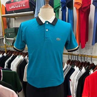 Áo polo lacos.te ph5095 xanh cổ vịt