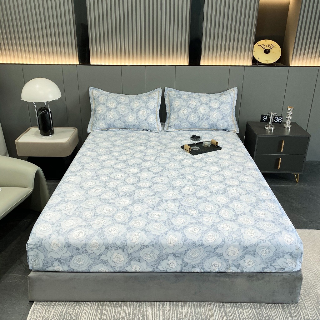 Bộ ga gối lụa thái EmmiBedding mềm mịn, thoáng mát nhiều mẫu lựa chọn