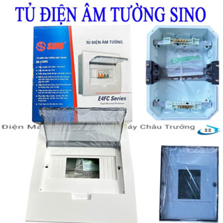 (HÀNG CHÍNH HÀNG)Tủ điện Sino - Tủ điện âm tường nhựa Sino các kích cỡ 2/4 - 3/6 - 4/8 -8/12 - 14/18