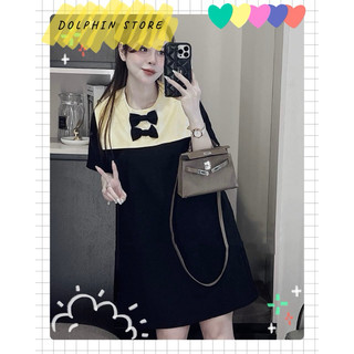 [DOLPHIN BIGSIZE] - Đầm babydoll bigsize - Đầm đen bigsize