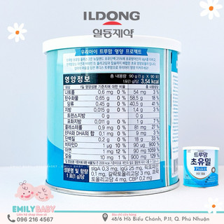 [1 gói lẻ] Sữa non ILDONG Hàn Quốc