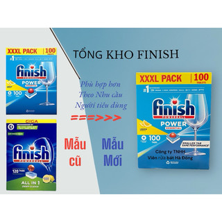 [Có tem phụ] Viên rửa bát Finish Power Essential, All in 1 [CAO CẤP HƠN VIÊN CLASSIC]