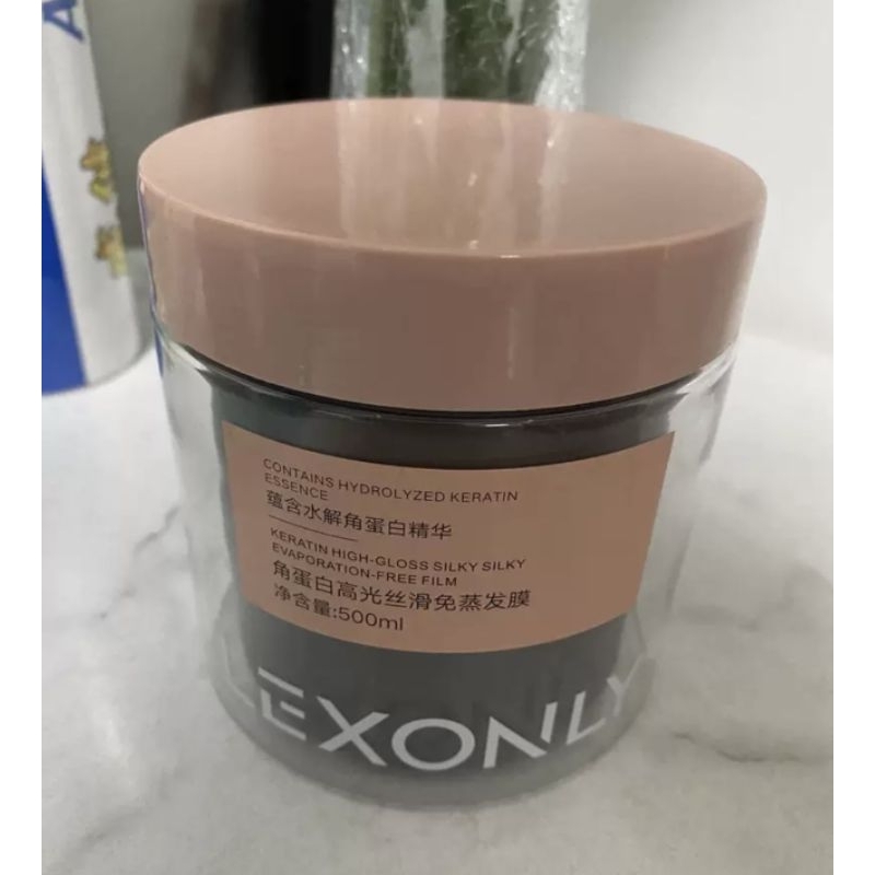 Kem Ủ Mặt Nạ Tóc Dưỡng Ẩm ,Mền Mịn,Phục Hồi Tóc Keratin LEXONLY -Tóc Bón.g Mượt ,Hương Hoa Hồng Và Lưu Hương 8 Ngày 500g