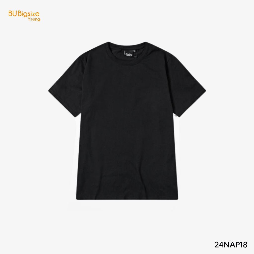 Áo phông trơn BIGSIZE (55kg đến 95kg) - 24NAP18 - [BU Bigsize Young]