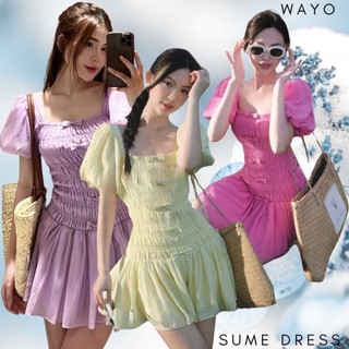 [Sume Dress] Đầm WAYO thiết kế body tay bồng dáng xoè du lịch xinh đẹp